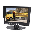 Super intelligent 7 inch car monitor with DVR recording 4 channel video inputs car monitor dvr camera